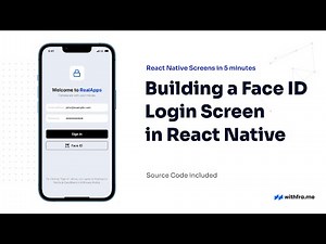 #23 Building a Login Screen with Face ID in React Native