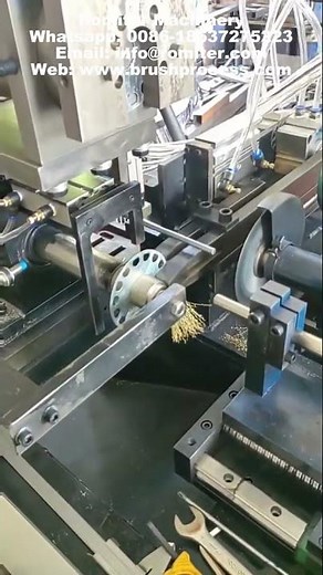 Automatic Steel Wire Derusting Wheel Brush Machine