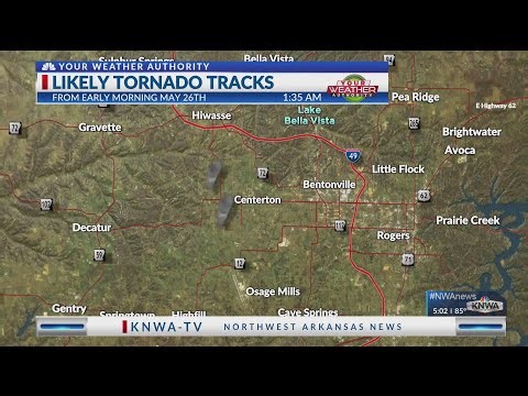 NWS: Centerton, Decatur tornadoes confirmed as EF2, EF3
