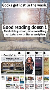 Socks get lost in the wash. Good reading doesn’t. This holiday season, share something that lasts: a North Star subscription. Subscribe or renew by Dec. 31 and we’ll send a free gift subscription on your behalf — no wrapping paper required. https://www.northstarmonthly.com/site/forms/new_holiday_sub_drive/ #GiftThatLastsAllYear #ReadLocal #NorthStarMonthly #NEK https://sbee.link/67mbuy93vp | Kingdom Guide