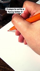 14K views · 527 reactions | 3 ways to write a fancy letter G #calligraphy | Made by Edgar | Facebook