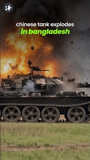 chinese tank explodes during bangladesh army exercise, 2 soldiers killed #shorts