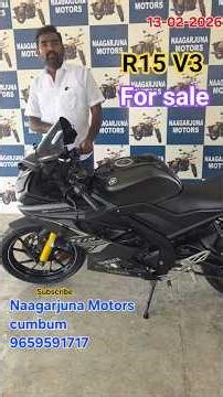 2021 Yamaha R15 V3 for sale cumbum theni tamilnadu second hand bikes shop in cumbum theni district