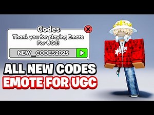 ALL NEW EMOTE FOR UGC CODES IN MAY 2025 - Roblox Emote For UGC Codes 2025