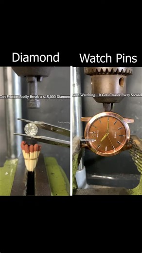 i do friction test with Diamond and Watchs pins. #experiments