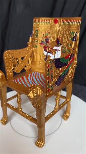 Tutankhamun Lions Throne - Museum Chair Original Resin Replica of the Egyptian Pharaoh King Tut Ancient Egyptian Religion Made in Egypt - Etsy