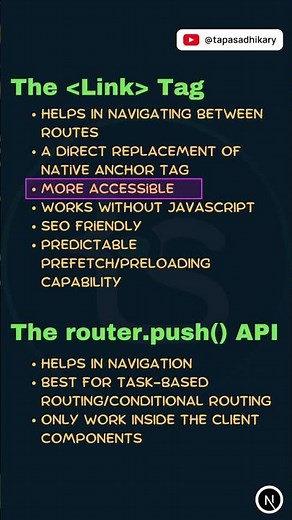 Next.js 14 Link vs router.push() || What To Use? #nextjs