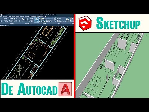 How to export from Autocad to Sketchup 2020 l WELL EXPLAINED