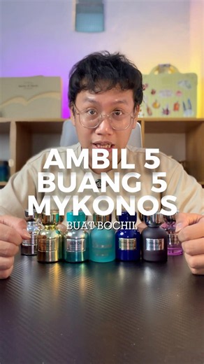 Ambil 5 Buang 5 Parfum Mykonos Buat Bochil #eendeparfum #rekomendasiparfum #parfumlokal #mykonos