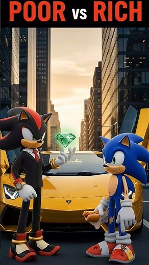 Richest Shadow Insulted The Sonic 😭 Poor Sonic Revenge ☠️ #shorts #sonic #sonicthehedgehog