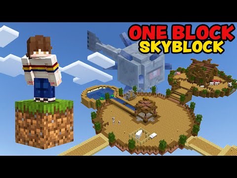 Ocean Chaos on the Sky Island! - Minecraft One Block Skyblock | Episode 3