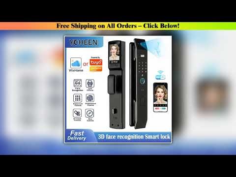3D Face Recognition Door Lock Tuya App Can Video Intercom Unlock Digital Smart Lock Fingerprint