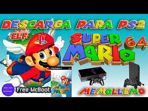 Super Mario 64 español para PS2 Por USB | FreeMCBoot .ELF|