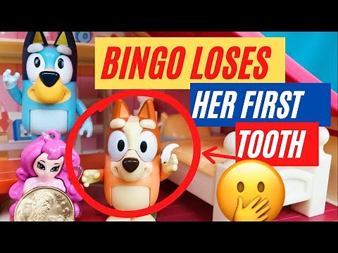 BLUEY | BINGO LOSES her first TOOTH | Pretend Play with Bluey Toys | Disney Junior | ABC Kids