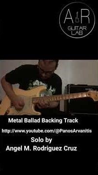 Soloing over a metal ballad backing track