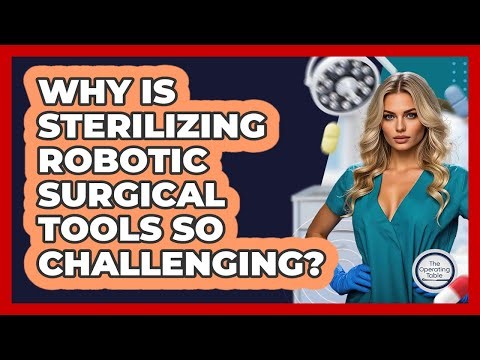 Why Is Sterilizing Robotic Surgical Tools So Challenging? - The Operating Table