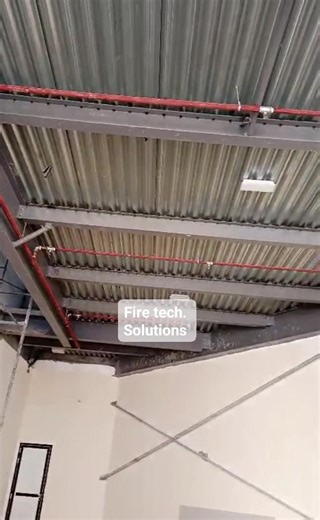 Nine points 68°c pendant sprinkler (installation not complete) | Fire tech solutions