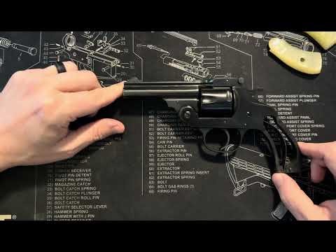 Meriden Top Break 38 sw revolver. Refinished.