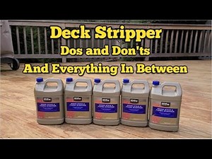 Can Behr Deck Stripper Remove Stain? Let's find out...