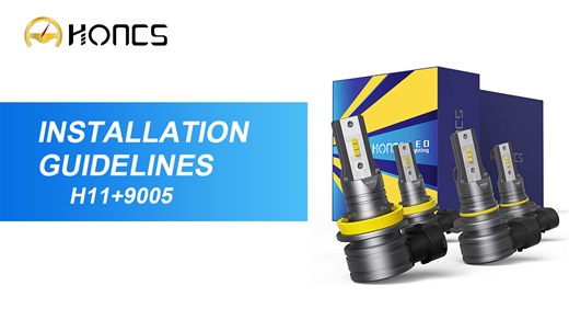 Watch HONCS 9005 H11 LED Headlight Bulbs Installation Guidelines on Amazon Live