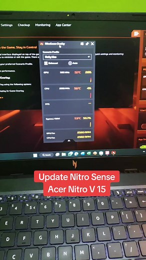 Update Nitro Sense di Acer Nitro V 15 #Acer #Nitro #V15 #NitroV15 #Nitrosense #Update #GayaUntukRaya