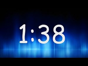 1:38 Minutes Timer / Countdown from 1min 38sec