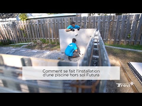 Comment se fait l'installation d'une piscine hors sol Futura