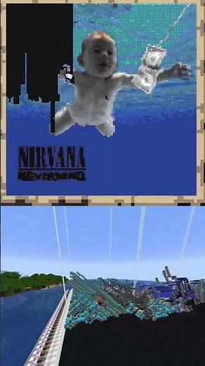 Nevermind by Nirvana | Minecraft Map Art