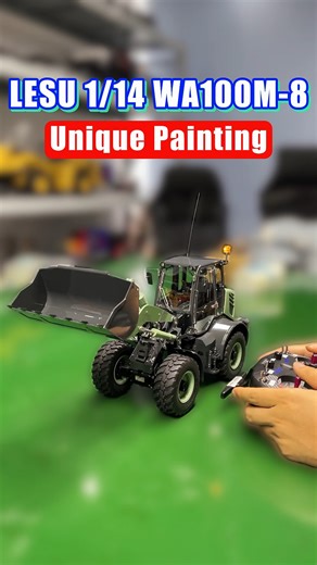 Installing the bucket on the 1/14 Scale Custom Olive Green WA100 Hydraulic Loader is super easy. Watch the video—got it?😁😁#toucanhobby #scalemodel #rchobby #RCmodel #model #rc #controller #toucan #rcloader #machine | Toucanhobby