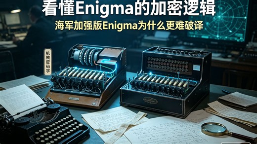 看懂 Enigma 加密机：从键盘输入到密文输出的完整过程