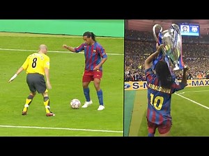Ronaldinho vs Arsenal | UCL Final 2006 HD