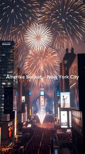 kembang api terindah 2026,tradisi kembang api tahun baru#shorts