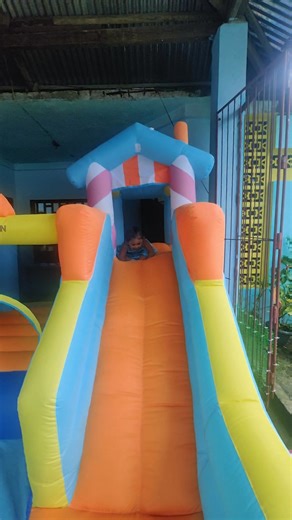 Inflatable playground by MV Inflatables | Mellie Grace