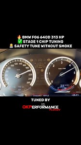 126K views · 767 reactions | BMW F06 640D 313 HP Stage 1 Chip Tuning Remap Safety 380 HP tuned by OKPERFORMANCE PLOVDIV  FILE SERVICE 24/7 WORLDWIDE ✅ | OKPerformance Plovdiv | Facebook