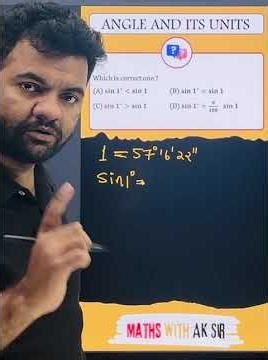Difference of Acute Angles = 3π/10 rad 🔥 Find Angles | JEE Trigonometry | jee maths with AK Sir