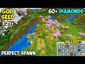 🔥 Ultimate [God Seed] for Minecraft 1.21 Bedrock & PE | Five Blacksmith Village Seed 1.21.73