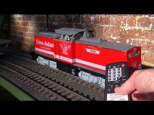 Video 39. G Scale PIKO Diesel loco radio controlled with sound