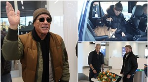 Legendární Van Damme je v Praze: Soukromý tryskáč, Slávik a speciální dodávka pro psy! - Expres.cz