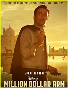 Jon Hamm: ‘Million Dollar Arm’ Poster & Trailer – Watch Now!