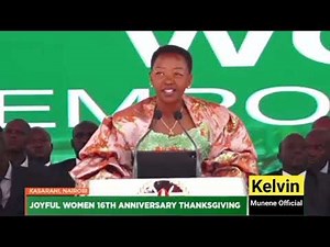 First lady Rachael Ruto speech during the 16th anniversary thanksgiving of Joyful women