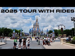 Magic Kingdom 2025 Summer Walkthrough Experience w/ Rides in 4K | Walt Disney World July 2025
