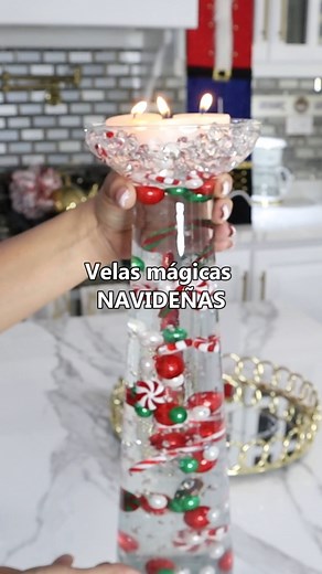 733K views · 9.9K reactions | ¡Velas Navideñas con efecto flotante! #tutorial #reelsfacebook #diy | Anny Diseña Crea y Decora | Facebook