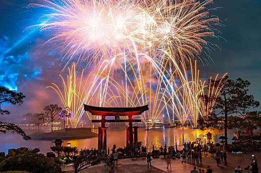 The Best Viewing Areas to Watch EPCOT Fireworks Show, Luminous