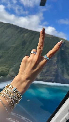 Taking the scenic route! 🚁✨ #melindamaria #flyinghigh #views #mmgirl | Melinda Maria Jewelry