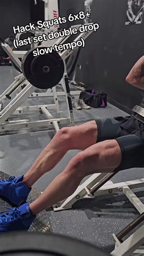 Quad Day #teamNotOptimal #fitnessmotivation #tourettesyndrome #Legday #bodybuilding Tempo 1-4-4-4 when possible Superset with either (c)alves or (a)bs** Build up sets included in count Superset 4x8-12: 1. Adductor 2. Abductor Smith Machine Squats 8x5-8 Hack Squats 6x8 (last set double drop slow tempo) Transformer Bar Bulgarians 3x5-8 (4th set 1x3 ) Lying leg curls 4x8 Heavy (c) Leg extensions 3x10 ( 4th set Fst-7)