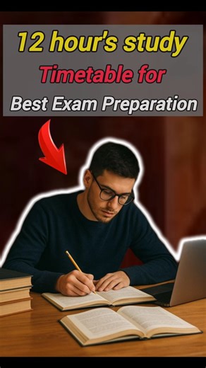 Guru_Classes_S3 on Instagram: "12_hour's_study_timetable_for_best_exam_preparation. 👆😊 #12hoursstudytimetable #12hoursstudychallange #timetableforclass10th #topperstimetable"