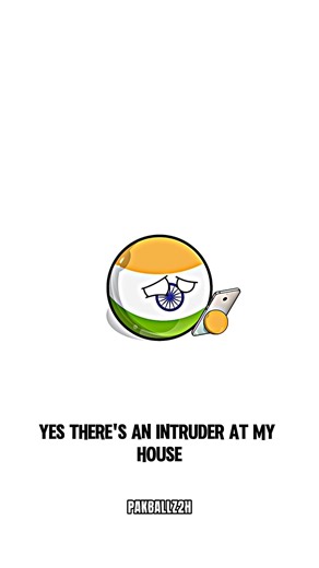 India funny video 😂💀 #countries #countryballs #india #nutshellgroup #shorts #pakballz2h