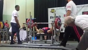 47K views · 973 reactions | Jen Thompson from USA with a massive 141.5kg World record Bench press in the 63kg class!!! #WCPC16 | International Powerlifting Federation - IPF | Facebook