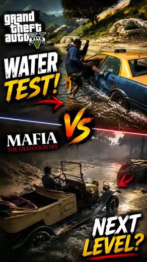 GTA 5 vs Mafia: The Old Country — WATER PHYSICS TEST! 🌊🤯