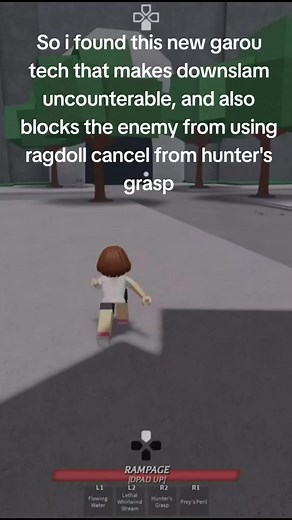 New Garou Tech for Uncounterable Downslam in The Strongest Battlegrounds